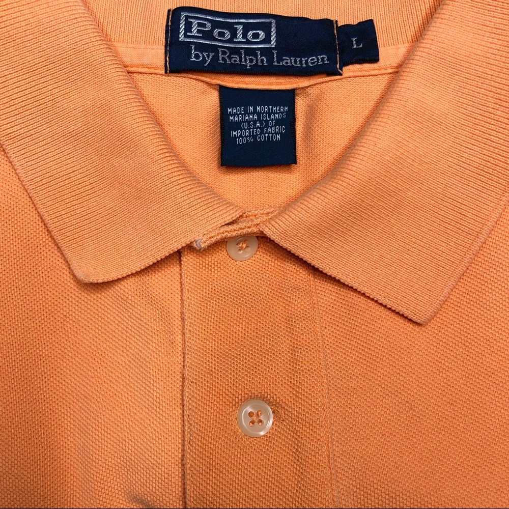 Polo Ralph Lauren Orange Polo Shirt - Picture 4 of 9